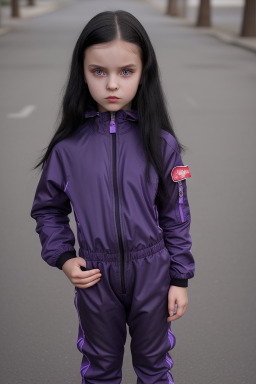 Russian child female with  black hair