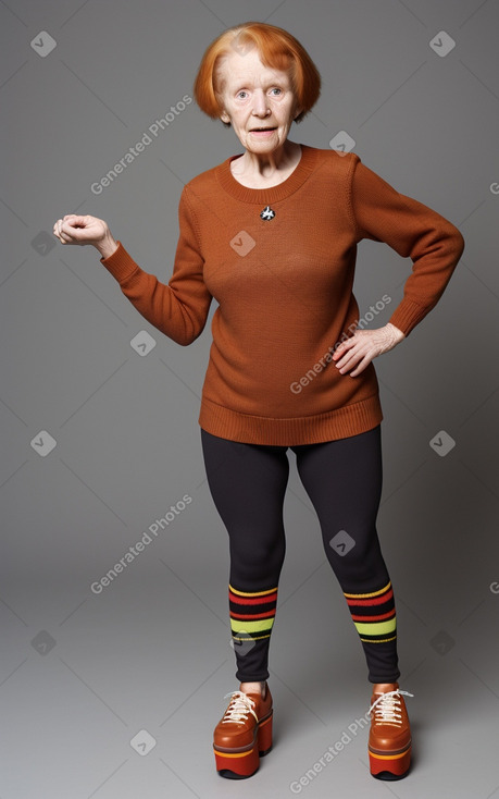 Zimbabwean elderly female with  ginger hair