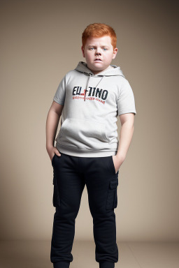 Tunisian child boy with  ginger hair