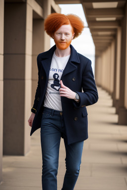 Georgian adult non-binary with  ginger hair