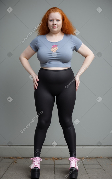 Lithuanian 45 years female with  ginger hair