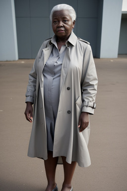 Togolese elderly female with  gray hair