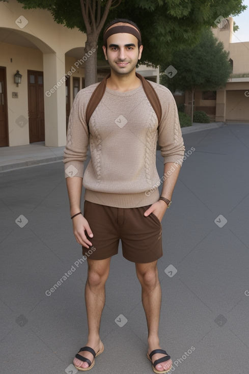 Lebanese adult male with  brown hair