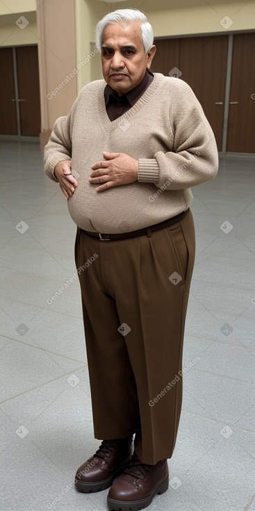 Bahraini elderly male with  brown hair