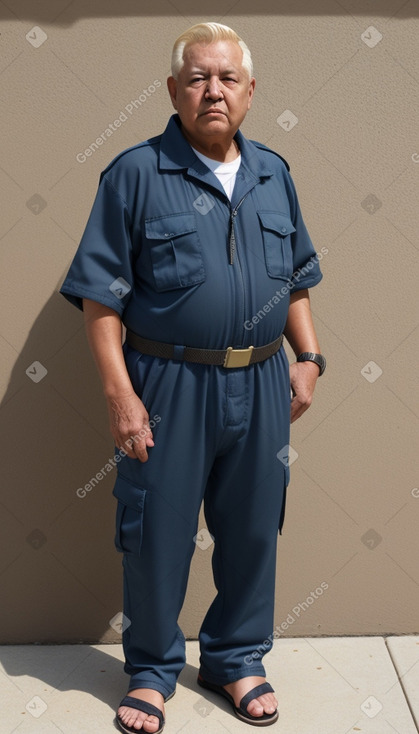 Panamanian elderly male with  blonde hair