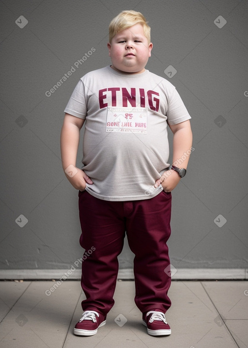 Dutch child boy with  blonde hair