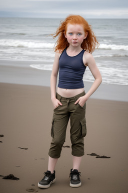 Icelandic child female with  ginger hair