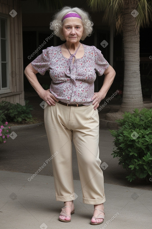 Caucasian elderly female 