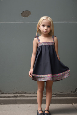 Guatemalan child girl with  blonde hair