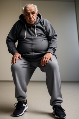 Libyan elderly male with  gray hair