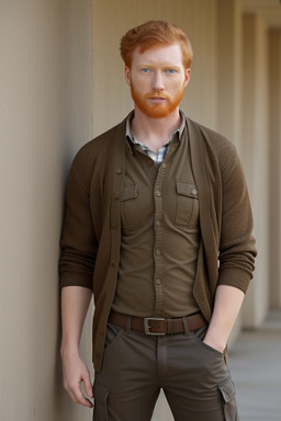 Panamanian adult male with  ginger hair