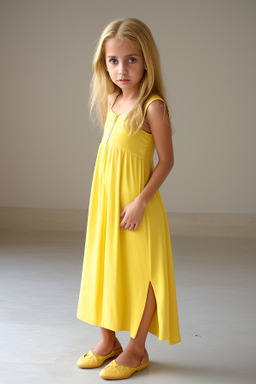 Tunisian child female with  blonde hair