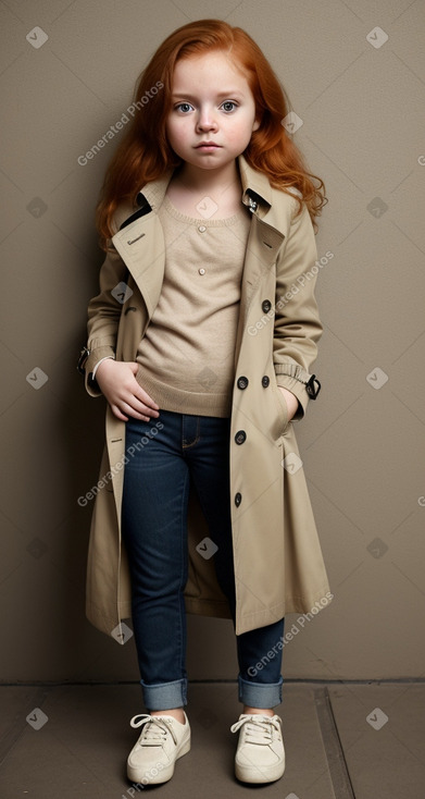 Nicaraguan infant girl with  ginger hair