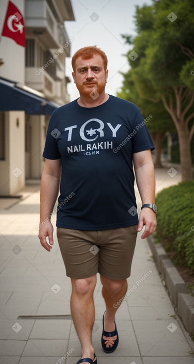 Turkish 45 years male with  ginger hair