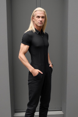 Austrian 45 years male with  blonde hair