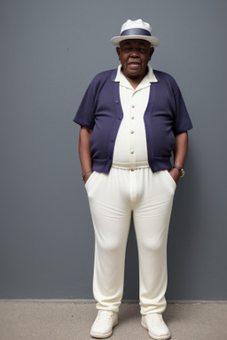 Jamaican elderly male with  white hair