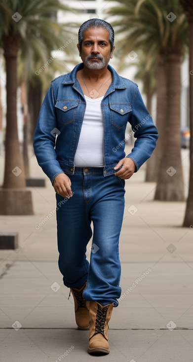 Ecuadorian middle-aged male with  brown hair