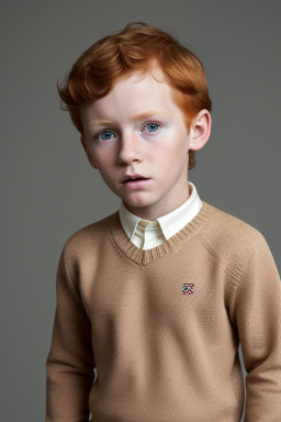 African child boy with  ginger hair