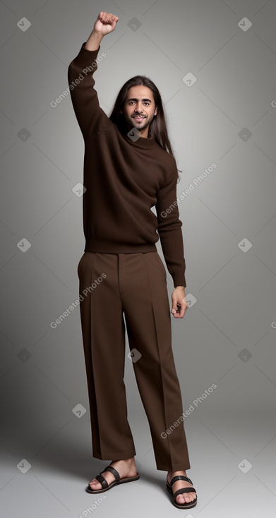 Yemeni adult male with  brown hair