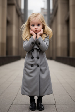 Belgian infant girl with  blonde hair