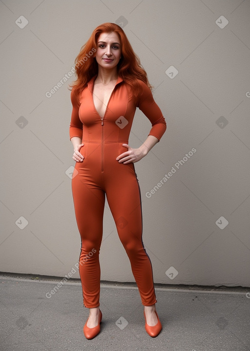 Armenian 45 years female with  ginger hair