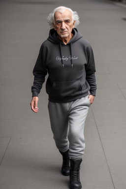 Albanian elderly male with  gray hair