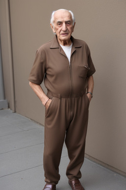 Armenian elderly male with  brown hair