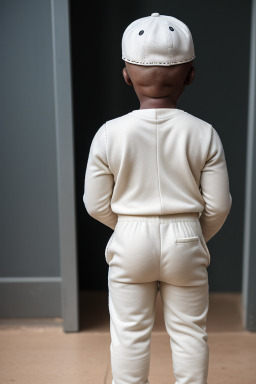 Ghanaian infant boy with  white hair