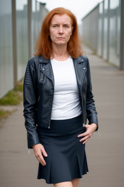 Danish 45 years female with  ginger hair