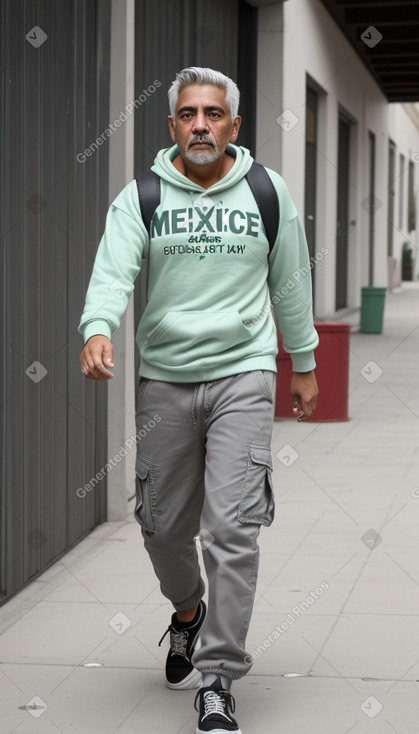 Mexican adult male with  gray hair