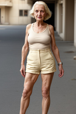 Syrian elderly female with  blonde hair