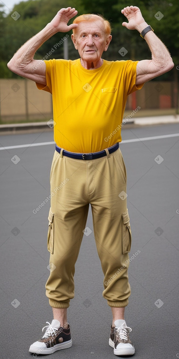 French elderly male with  ginger hair