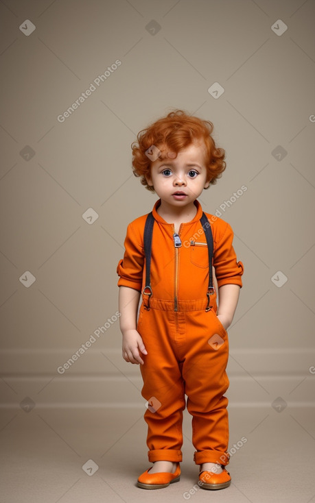 Yemeni infant boy with  ginger hair