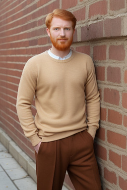 Arab adult male with  ginger hair