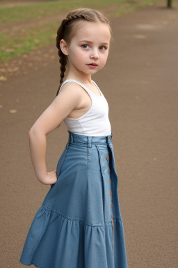 Belarusian infant girl with  brown hair