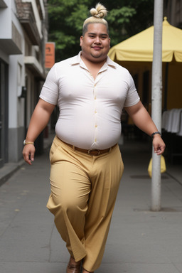 Ecuadorian adult male with  blonde hair