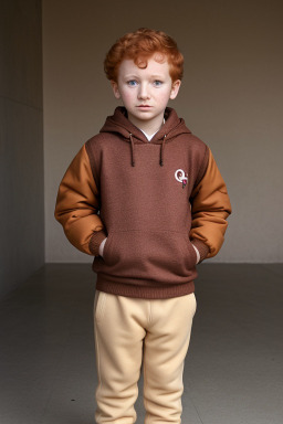 Qatari child boy with  ginger hair