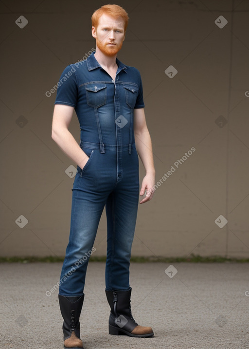 German adult male with  ginger hair