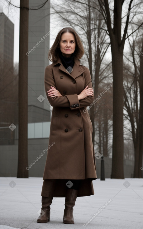 Caucasian 45 years female with  brown hair