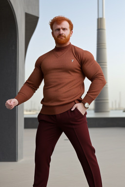 Qatari adult male with  ginger hair