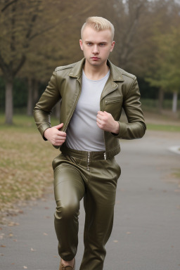 Belarusian adult male with  blonde hair