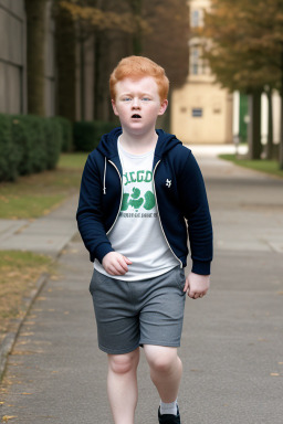 Irish child boy with  ginger hair