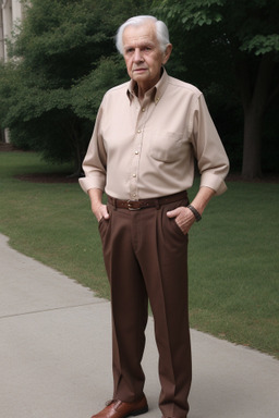 Hungarian elderly male with  brown hair