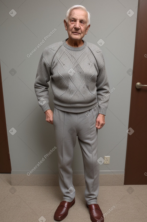 Slovak elderly male with  gray hair