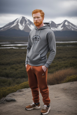 African american adult male with  ginger hair