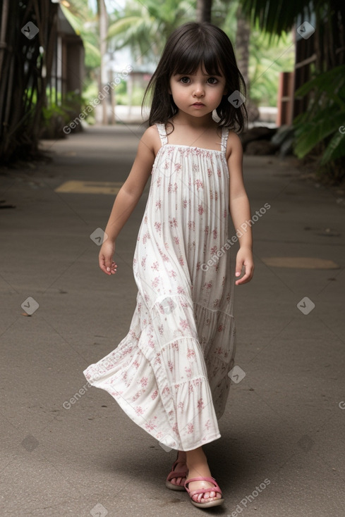 Costa rican infant girl 