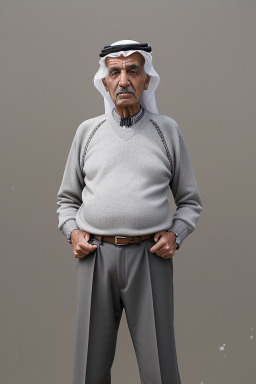 Emirati elderly male with  gray hair