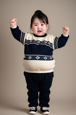 Mongolian infant girl 