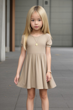 Child female with  blonde hair