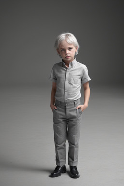 Estonian child male with  gray hair